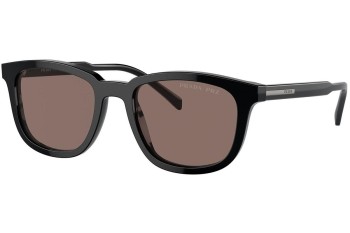 Слънчеви очила Prada PRA21S 16K30H Polarized Правоъгълни Черна