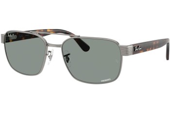 Napszemüvegek Ray-Ban RB3751CH 004/3R Polarized Szogletes Ezüst