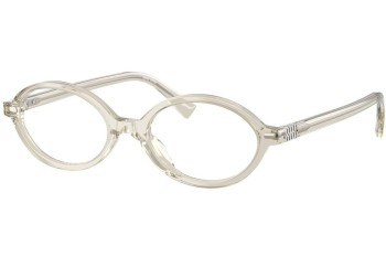 Briller Miu Miu MU01XV 12U1O1 Oval Beige