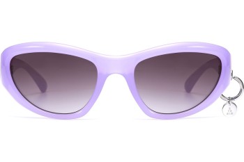 Solbriller OiO by eyerim Meteor Lilac Grey Enkelt lense | Shield Lilla