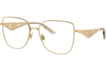 Okulary korekcyjne Dolce & Gabbana DG1358 1366 Kocie oczy Złote