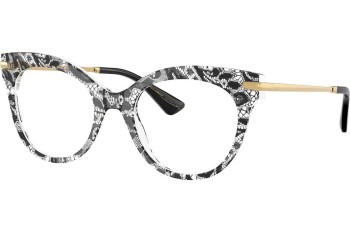 Okulary korekcyjne Dolce & Gabbana DG3392 3287 Kocie oczy Czarne