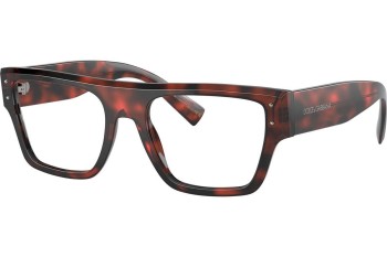 Okulary korekcyjne Dolce & Gabbana DG3384 3358 Kwadratowe Havana