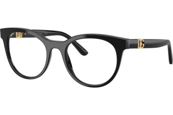 Okulary korekcyjne Dolce & Gabbana DG3399 501 Okrągłe Czarne