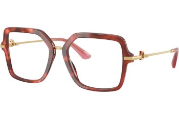 Okulary korekcyjne Dolce & Gabbana DG3396 3444 Kwadratowe Havana Okulary korekcyjne Dolce & Gabbana DG3396 3444 Kwadratowe Havana