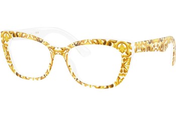 Okulary korekcyjne Dolce & Gabbana DX3357 3434 Kocie oczy Białe