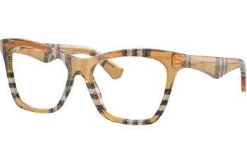 Okulary korekcyjne Burberry BE2416F 4146 Kwadratowe Brązowe