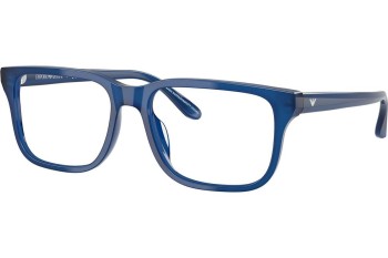 Brillen Emporio Armani EA3250U 6201 Vierkant Blauw