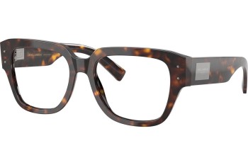 Okulary korekcyjne Dolce & Gabbana DG3405F 502 Kwadratowe Havana