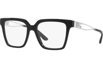 szemüvegeinket Dolce & Gabbana DG3376B 501 Szogletes Fekete