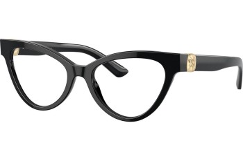 Okulary korekcyjne Dolce & Gabbana DG3394 501 Kocie oczy Czarne