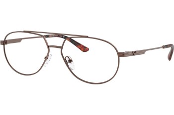 Okulary korekcyjne Emporio Armani EA1165 3006 Pilotki (Aviator) Brązowe