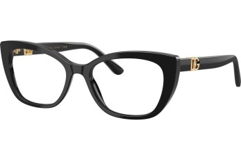 Okulary korekcyjne Dolce & Gabbana DG3398 501 Kocie oczy Czarne