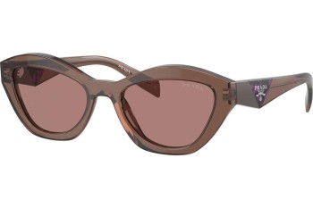 Ochelari de soare Prada PRA02S 17O60B Cat Eye Maro