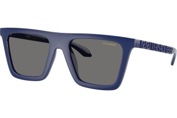 Слънчеви очила Versace VE4468U 545081 Polarized Квадратни Синя