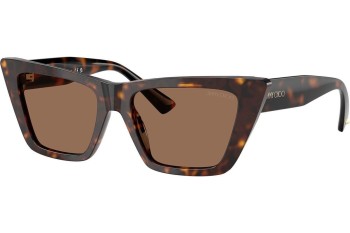 Okulary przeciwsłoneczne Jimmy Choo JC5028 500273 Kocie oczy Havana