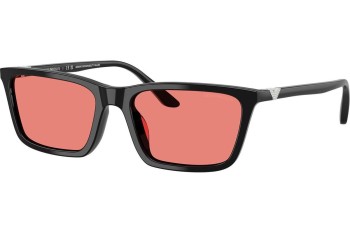 Okulary przeciwsłoneczne Emporio Armani EA4239U 501784 Kwadratowe Czarne