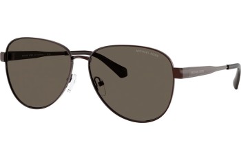 Okulary przeciwsłoneczne Michael Kors MK1160 1891/3 Pilotki (Aviator) Brązowe