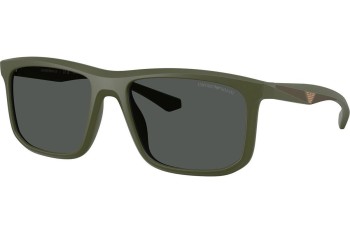 Okulary przeciwsłoneczne Emporio Armani EA4234U 618487 Kwadratowe Zielone