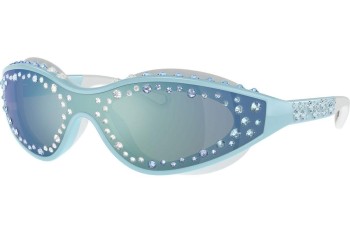 Ochelari de soare Swarovski SK6024 105255 Cat Eye Albaștri