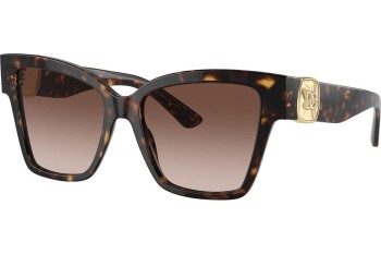 Okulary przeciwsłoneczne Dolce & Gabbana DG4470F 502/13 Kwadratowe Havana