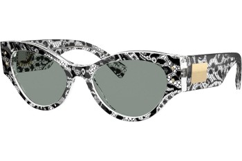 Okulary przeciwsłoneczne Dolce & Gabbana DG4480F 3287/1 Kocie oczy Czarne