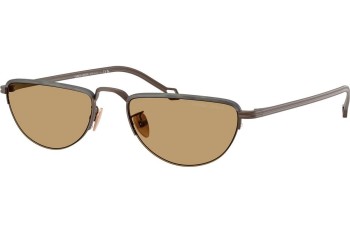 Слънчеви очила Giorgio Armani AR6166J 300673 Flat Top Кафява