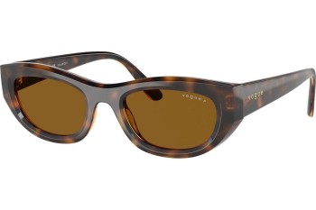 Слънчеви очила Vogue Eyewear VO5616S 271883 Polarized Око на котка Хавана