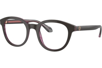 Okulary korekcyjne Giorgio Armani AR7256 6088 Kwadratowe Brązowe