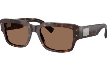 Okulary przeciwsłoneczne Dolce & Gabbana DG4483 502/73 Kwadratowe Havana