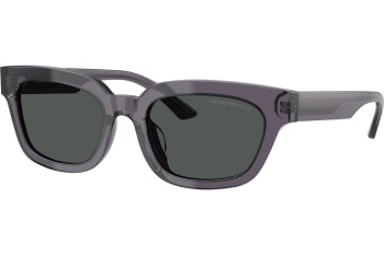 Okulary przeciwsłoneczne Emporio Armani EA4233U 610687 Kocie oczy Szare