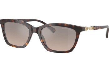 Okulary przeciwsłoneczne Emporio Armani EA4238 50266I Kwadratowe Havana