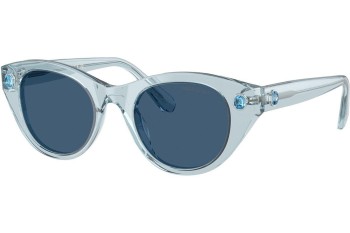 Ochelari de soare Swarovski SK6025 106555 Cat Eye Albaștri