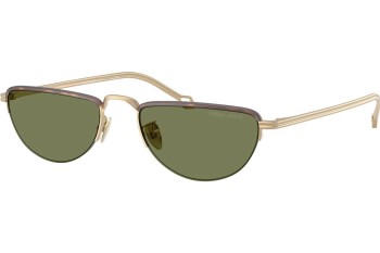 Zonnebril Giorgio Armani AR6166J 30022A Flat Top Goud