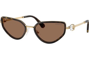 Ochelari de soare Swarovski SK7027 400473 Cat Eye Havana