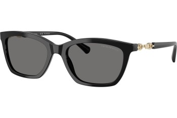 Okulary przeciwsłoneczne Emporio Armani EA4238 501781 Polarized Kwadratowe Czarne