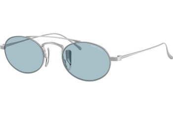 Zonnebril Giorgio Armani AR6161T 3387/1 Ronde Zilver