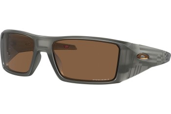 Okulary przeciwsłoneczne Oakley Heliostat OO9231 923116 Prostokątne Szare