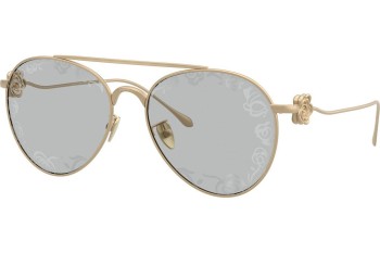 Okulary przeciwsłoneczne Giorgio Armani AR6167 3002AL Pilotki (Aviator) Złote