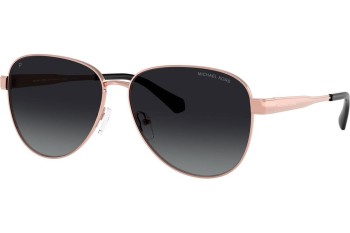 Слънчеви очила Michael Kors MK1160 1108T3 Polarized Пилотни Златна