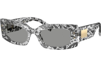 Okulary przeciwsłoneczne Dolce & Gabbana DG4479F 3287/1 Prostokątne Czarne