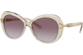 Ochelari de soare Swarovski SK6026 30038H Cat Eye Bej