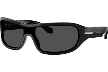 Okulary przeciwsłoneczne Dolce & Gabbana DG4486 501/87 Prostokątne Czarne