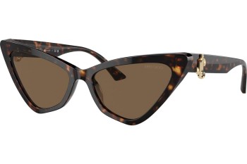 Okulary przeciwsłoneczne Jimmy Choo JC5008 500273 Kocie oczy Havana