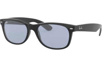 Zonnebril Ray-Ban New Wayfarer RB2132F 601/64 Vierkant Zwart