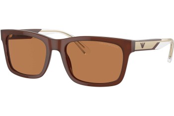 Ochelari de soare Emporio Armani EA4224F 609573 Pătrați Maro