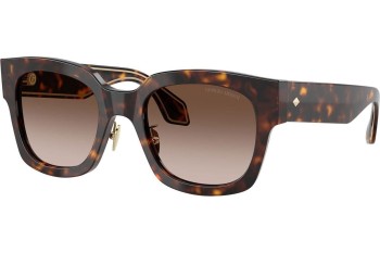 Okulary przeciwsłoneczne Giorgio Armani AR8223 502613 Kwadratowe Havana