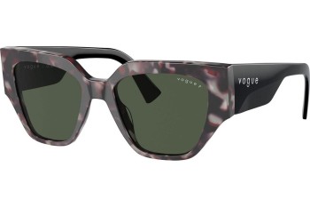 Napszemüvegek Vogue Eyewear VO5409S 31499A Polarized Szogletes Havana