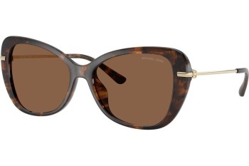 Okulary przeciwsłoneczne Michael Kors MK2230U 30063G Kocie oczy Havana