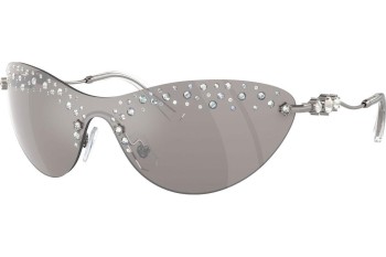 Ochelari de soare Swarovski SK7023 40096G Lentilă unică | Shield Argintii